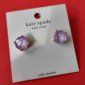 🎄♠️ Need a stocking stuffer? kate spade lilac stud earrings